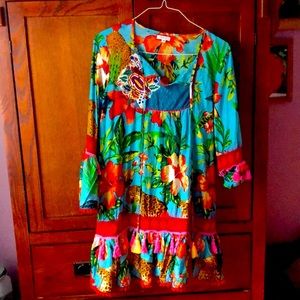 Boho beach cover up or dress